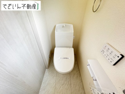 【トイレ】 | Livele Garden.S久喜市栗橋東　【平屋】新築住宅 | ≪3号棟≫
現地(2025年11月撮影)