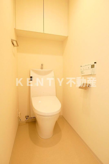 【トイレ】 | プレミアムキューブG西大井 | 清潔感のあるトイレです
