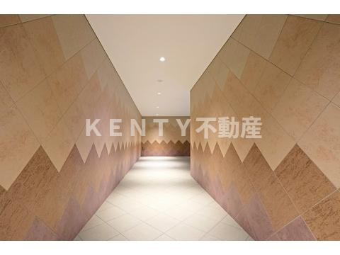 【ロビー】 | プレミアムキューブG西大井 | ゆとりのあるロビーです