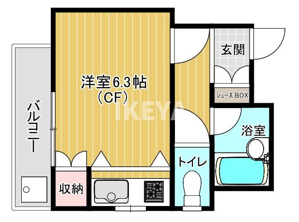 ハイツジェイ・ワイの間取り