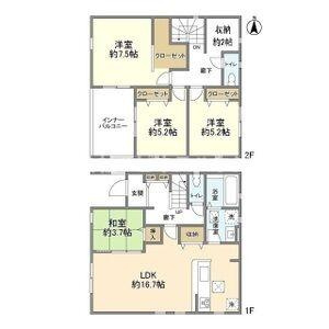 Ｋｏｌｅｔ野田市～コレットノダシ～の間取り