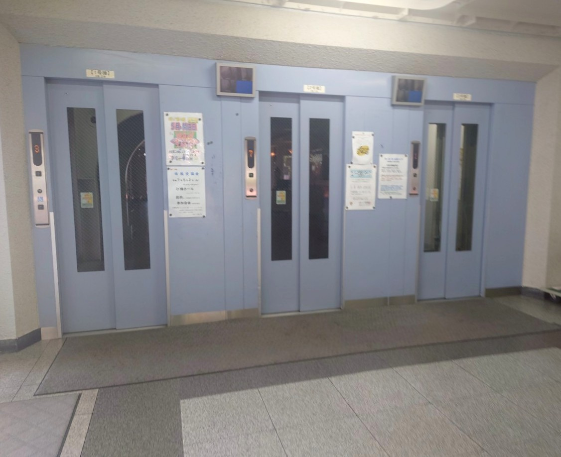 ◆２０２５年５月室内リノベーション済みの美室◆高層階のため眺望良好◆山科ハイツのその他共用部分|エレベーター