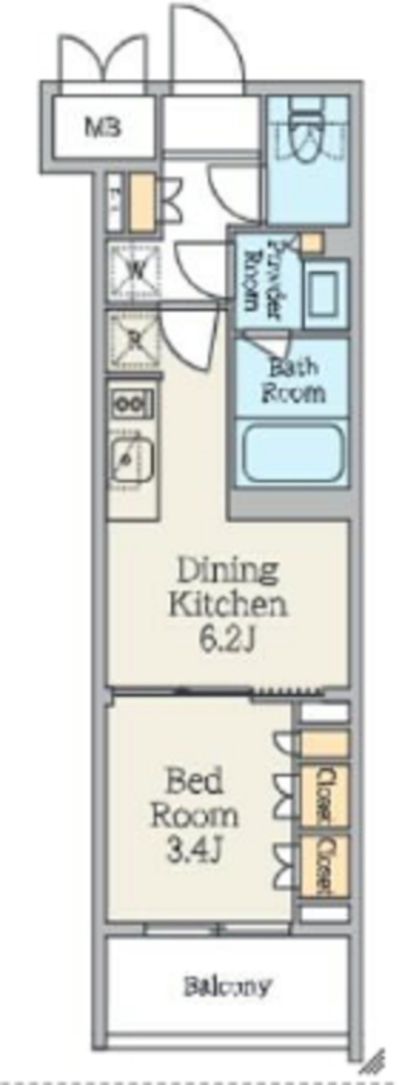 クレストコート池上六丁目＠仲介手数料無料の間取り|間取り