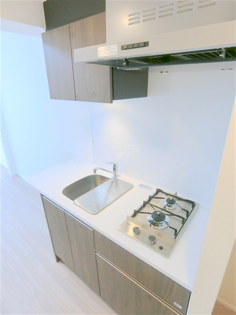 クレストコート池上六丁目＠仲介手数料無料のキッチン|システムキッチン　ガス2口