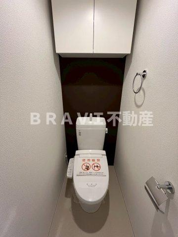 セレニテフラン本町　BRAVI不動産のトイレ|【セレニテフラン本町】シンプルで使いやすいトイレです