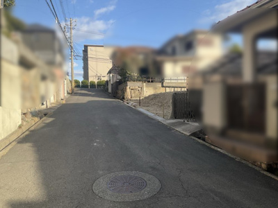 【前面道路含む現地写真】 | 須磨区白川台2丁目　売土地