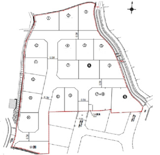 【外観】 | 全19区画　９号地です。土地面積49.91坪です。