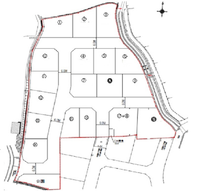 【外観】 | 和歌山市直川681外　直川分譲地９号地 | 全19区画　９号地です。土地面積49.91坪です。