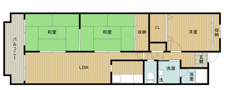 ルノン茨木の間取り