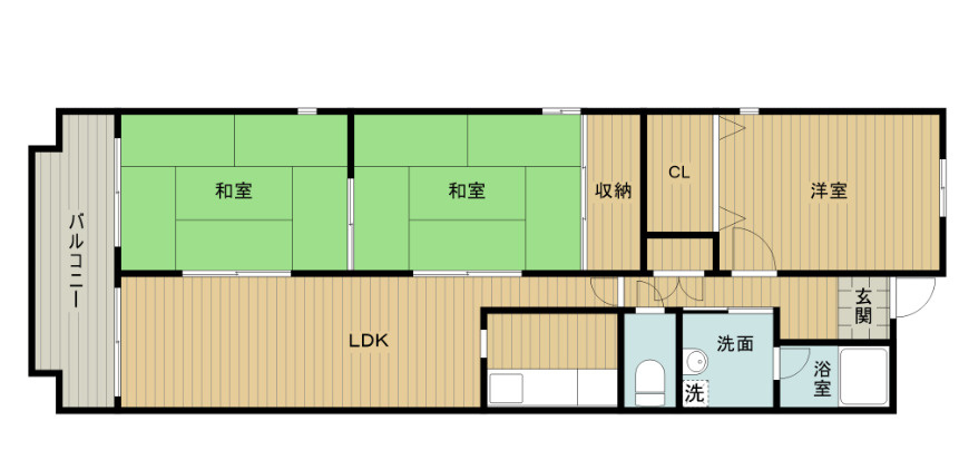 ルノン茨木の間取り