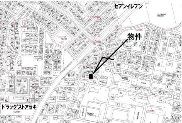 野田市日の出町　売地　45坪　の地図