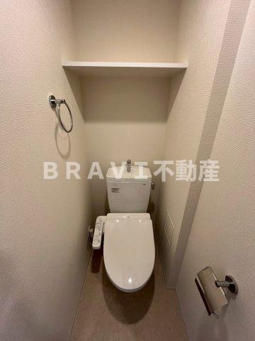 アプリーレ松屋町　BRAVI不動産のトイレ|【アプリーレ松屋町】トイレもきれいです