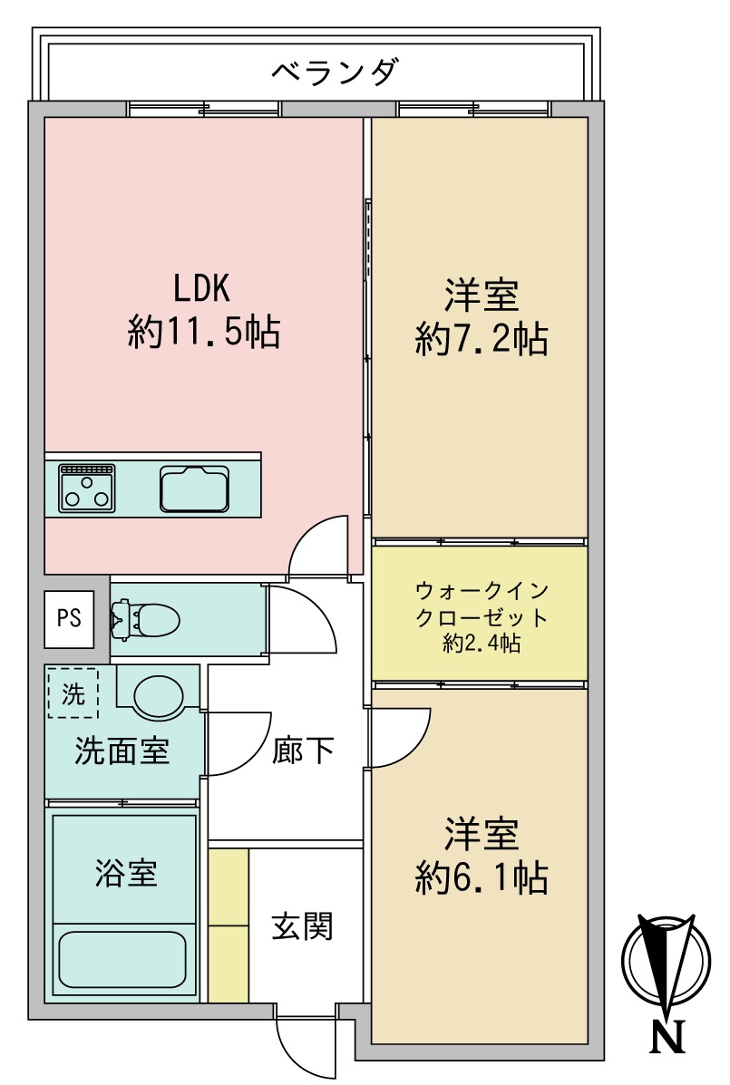 ハイツ伏見桃山の画像