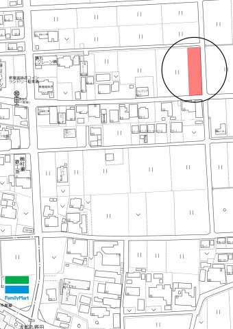 土地　太郎丸北郷の地図