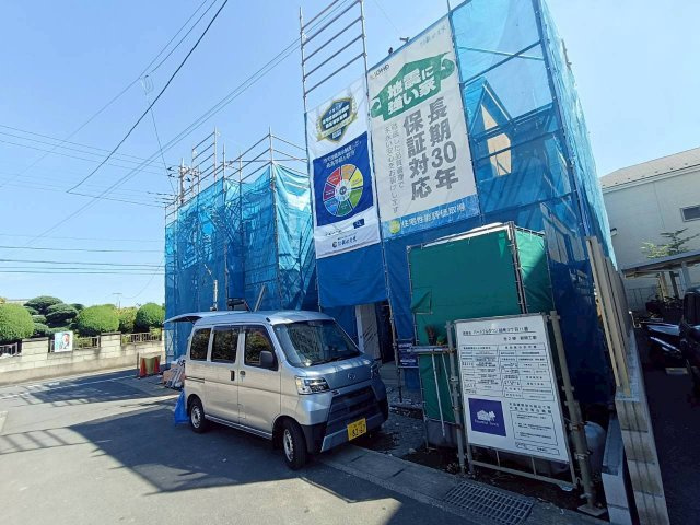 八潮市　緑町3丁目　新築戸建　　全2棟の前面道路含む現地写真|前面道路含む現地写真です