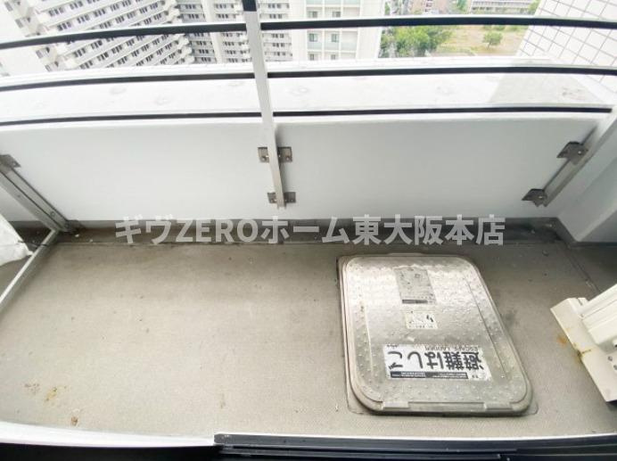 メゾン・ド・ヴィレ大阪城公園前のバルコニー