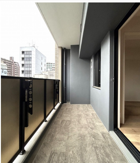 MJR博多ザ・レジデンスのバルコニー