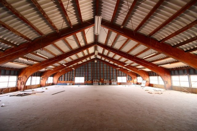 境港市外江町　売倉庫の内装|木造平屋建の二階部分です。
綺麗に手入れされております〇