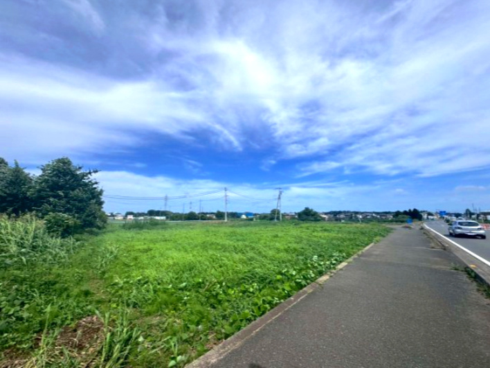 コンビニ等用地　所沢市下富の外観|間口広々