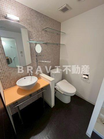 プライムアーバン堺筋本町　BRAVI不動産の洗面所|【プライムアーバン堺筋本町】洗面スペース