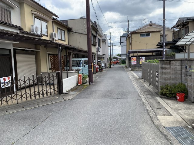 京都市北区上賀茂東後藤町　中古戸建の前面道路含む現地写真