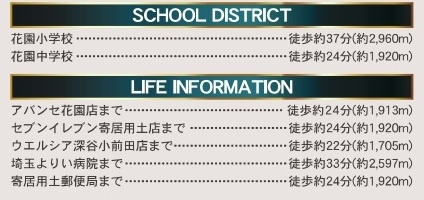 【仲介手数料無料】新築戸建　クレイドルガーデン深谷市武蔵野2409-1（全3棟）の周辺