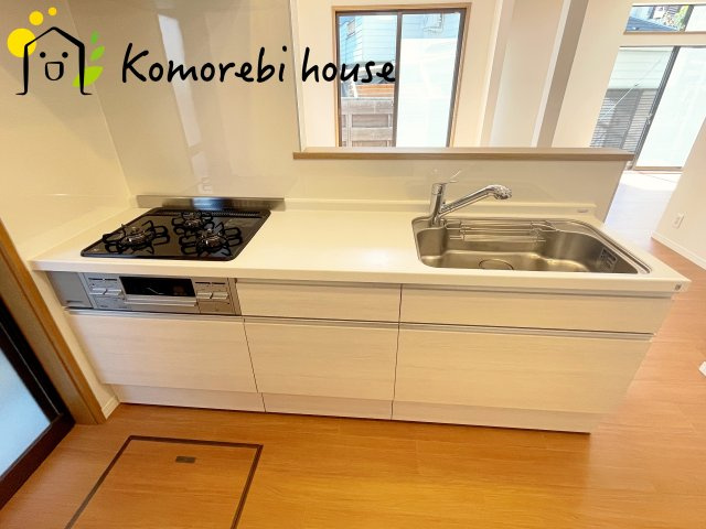 さいたま市見沼区春岡　中古一戸建てのキッチン|使いやすいキッチンです