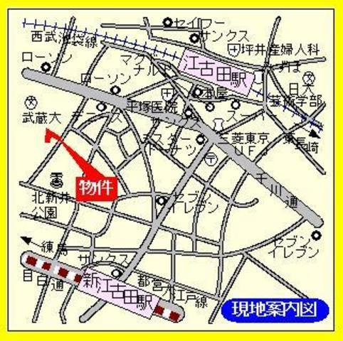 メイプルハウスの地図|★現地ご案内図です★