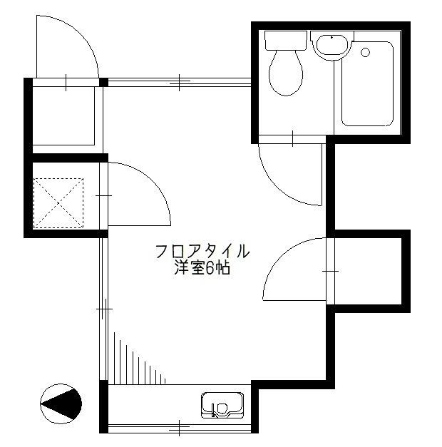 ワンルームタイプのお部屋！