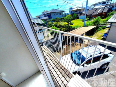 【バルコニー】 | 西川アパート | 暖かな日差しのふりそそぐバルコニー