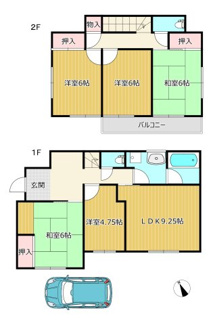 【間取り】 | 幸手戸建