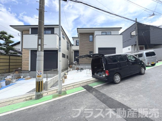 【外観】 | まもなく完成。ご内覧は可能です。ご見学はプラス不動産販売にお任せ下さい。