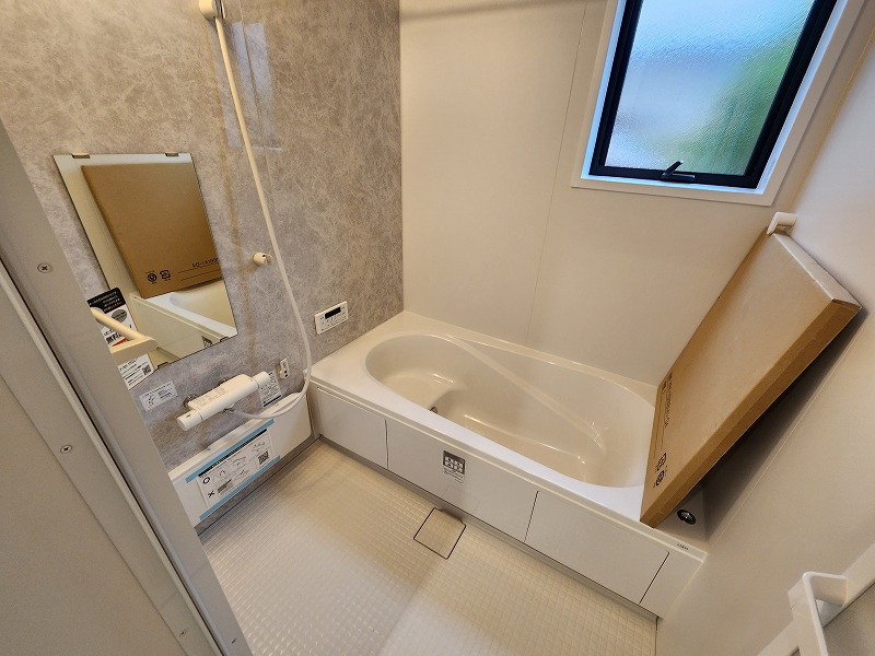 小牧市間々原新田　新築戸建の浴室|日々の疲れを癒すお風呂付です