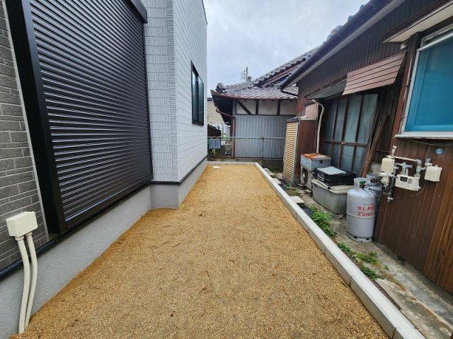 小牧市間々原新田　新築戸建の庭|お庭で自由な時間を過ごせます