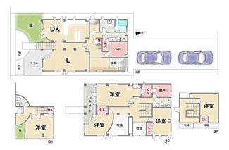 【間取り】 | 右京区西院金槌町