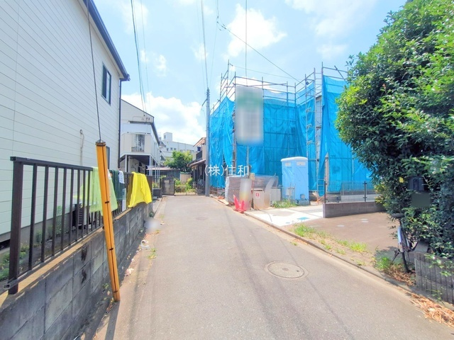 【新築分譲住宅】ふじみ野市上福岡の前面道路含む現地写真