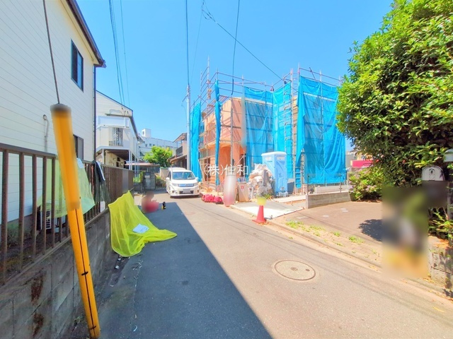 【新築分譲住宅】ふじみ野市上福岡の前面道路含む現地写真