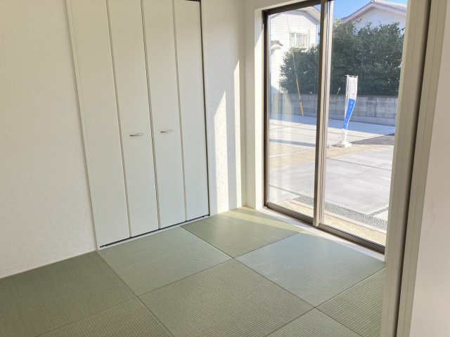 クレイドルガーデン前橋市粕川町女渕第２　２号棟の和室|4.5帖和室です♪和室があると落ち着いた雰囲気になりますね。