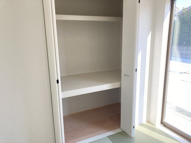 クレイドルガーデン前橋市粕川町女渕第２　２号棟の収納|和室の収納スペースも充実しています