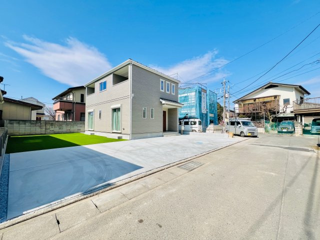 高崎市上小鳥町の前面道路含む現地写真|閑静な住宅街で駐車も楽々♪