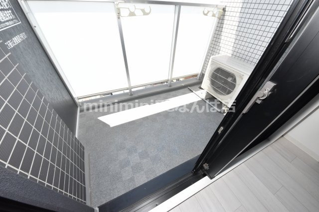 ファーストフィオーレ難波南パークサイドのバルコニー