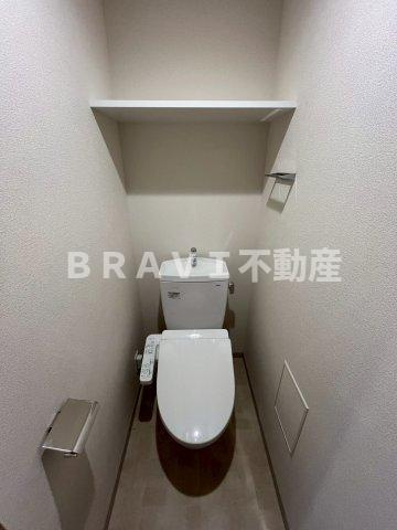 プレサンス堺筋本町エグゼブラン　BRAVI不動産のトイレ|【プレサンス堺筋本町エグゼブラン】清潔感のあるトイレです