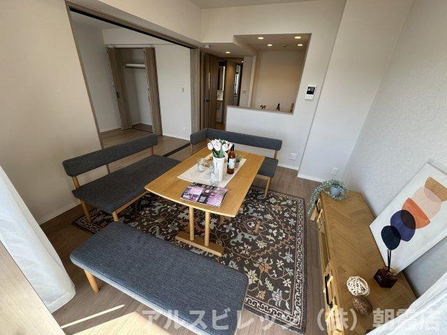 ベルポート朝霞弐番館の居間・リビング|陽当たり良好