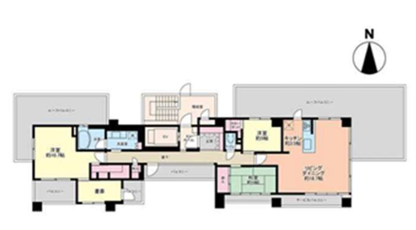 ザ・レジデンス御所西の間取り