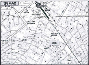 売地　ふじみ野市上福岡の地図