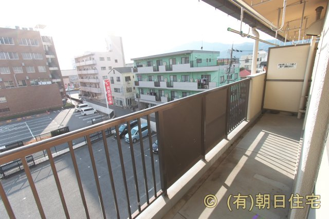 住吉マンションのバルコニー