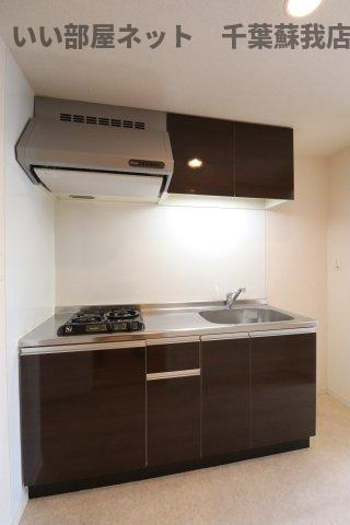 リブリ・ウインディーバレーⅢのキッチン|コンパクトなキッチンで掃除もラクラク