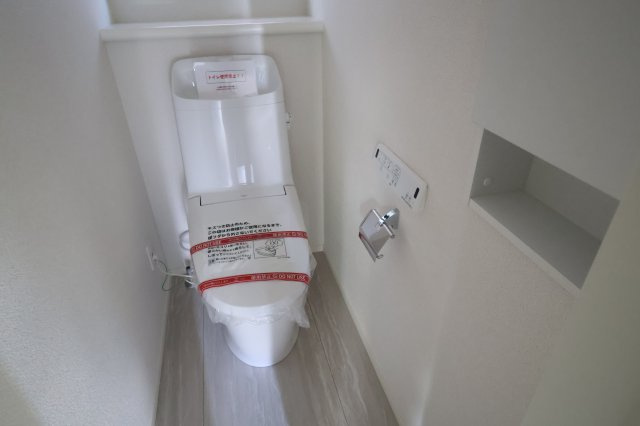 《仲介手数料無料》中央区上峰３丁目3-12新築一戸建てTIARAのトイレ