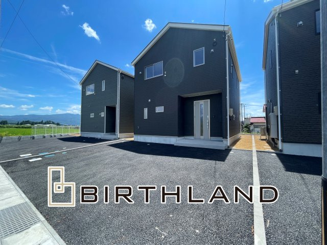 新築戸建・建売　喜多方市常盤台　CRADLE GARDEN　全4棟の外観|＜3号棟＞テレワークルーム付き！本日ご内覧可能です！