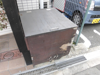 【その他共用部分】 | 白菊ハイツ豊新 | 敷地内のごみ置き場です